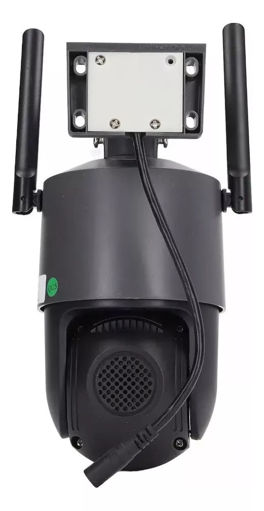 (1)Camara De Seguridad Ptz Doble Lente Alta Definicion Exterior Color Gris Oscuro