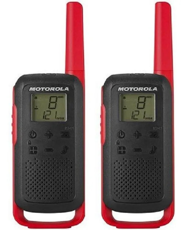 Walkie Talkie Motorola T210 📡 Set de 2 Radios Comunicación Clara y Alcance Eficiente