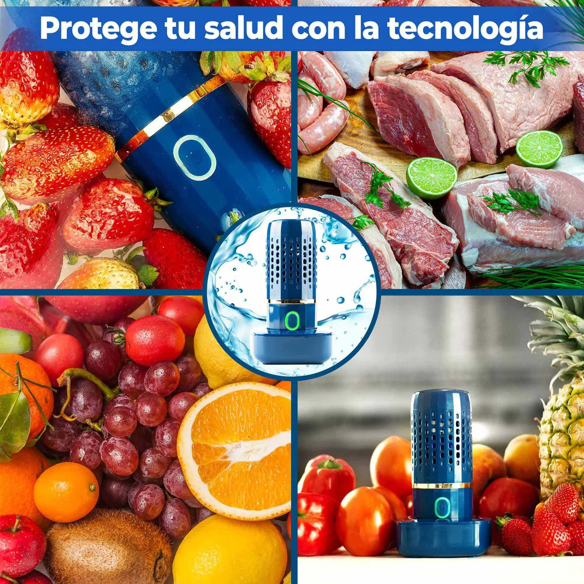 Purificador de Frutas y Verduras 💧 Limpieza de Alimentos con Agua