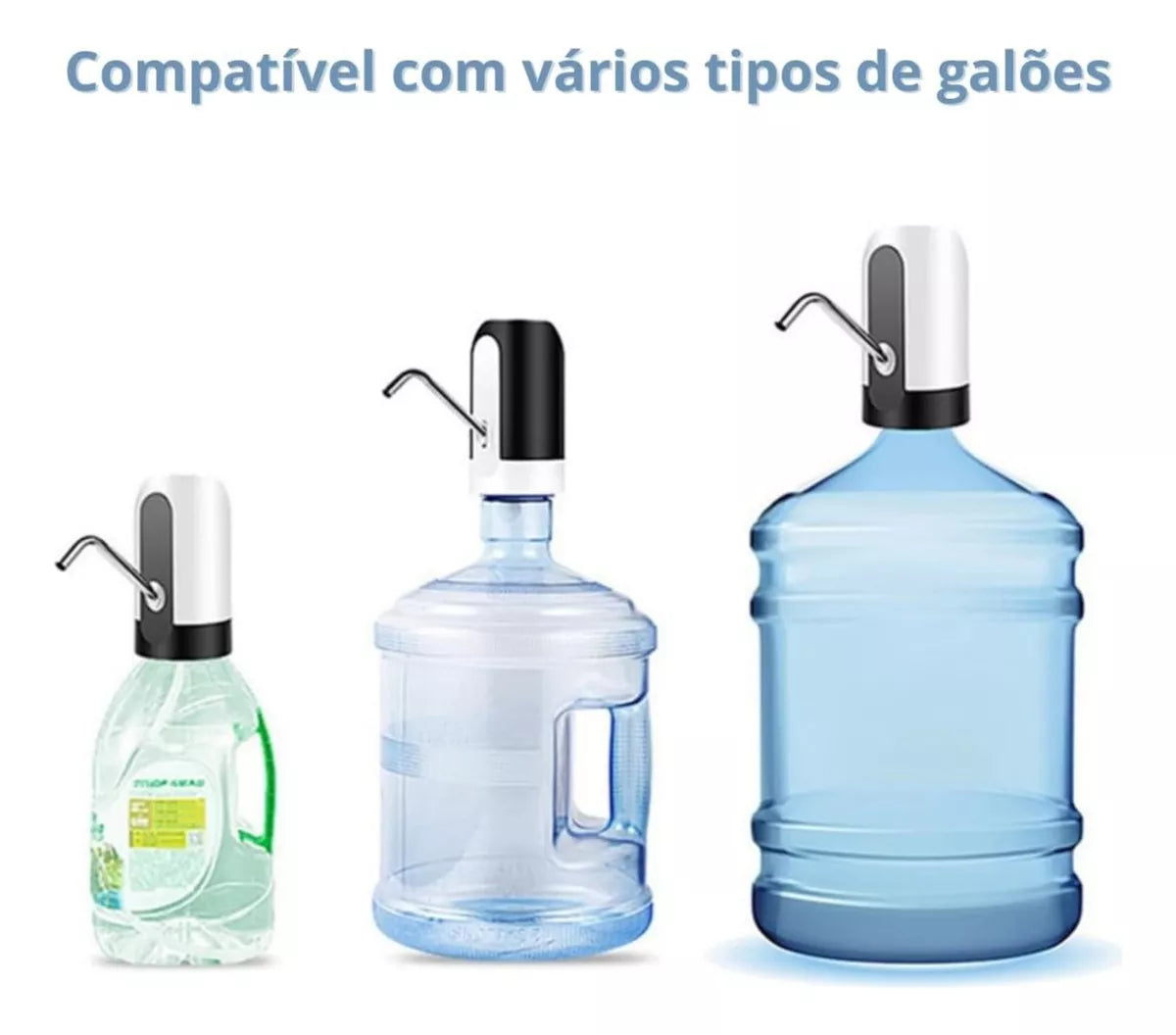 Dispositivo dispensador de agua para botellas recargables