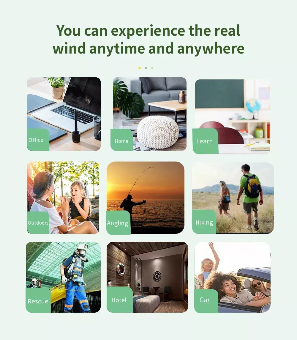 Ventilador Recargable Solar ☀️ Funciona sin Luz (AC/DC)