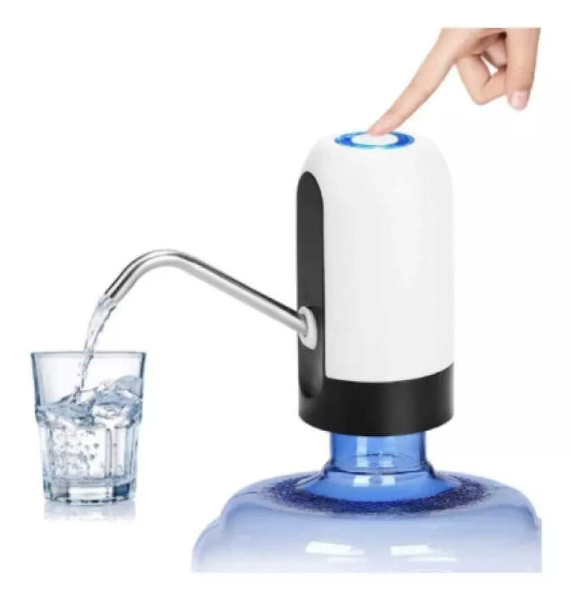 Bomba Electrica Dispensadora De Agua Botellón Chef Master Color Negro O Blanco