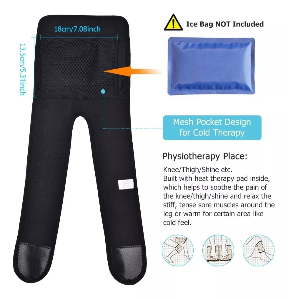 Masajeador eléctrico de piernas para artritis, alivio del dolor, recuperación de lesiones, terapia infrarroja, rodillera calefactora, herramientas de masaje para codo y hombro