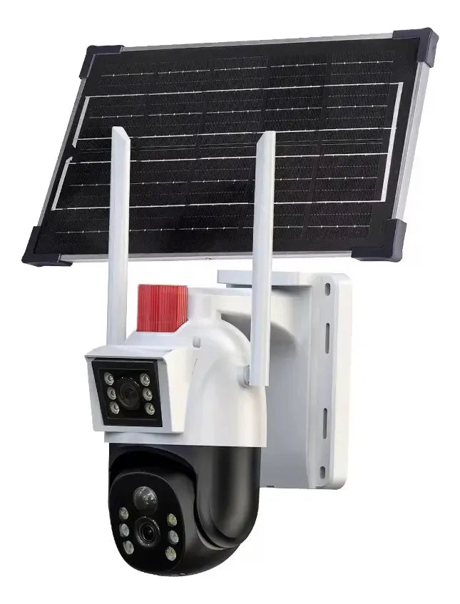 Cámara de Seguridad Solar 2 en 1 📷 4G + WiFi con Sensor de Movimiento y Visión Remota
