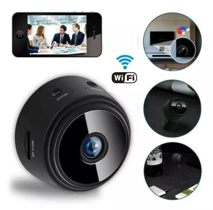 Cámara de seguridad Shenzhen A9 Mini con resolución de 1080p visión nocturna incluida negra