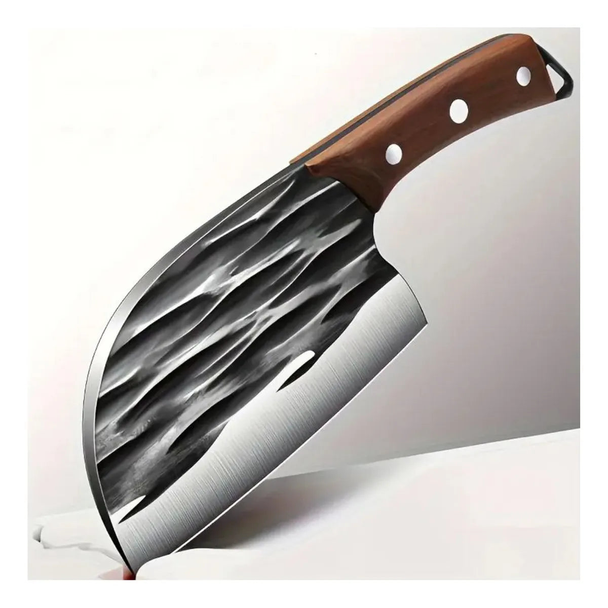 Cuchillo Hacha de Cocina 6 Pulgadas 🔪 Acero Inoxidable para Cortes Fuertes y Precisos