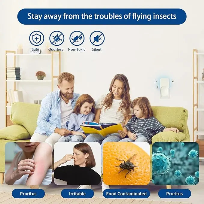 Lampara Mata Mosquitos Trampa Repelente Electrica Moscas