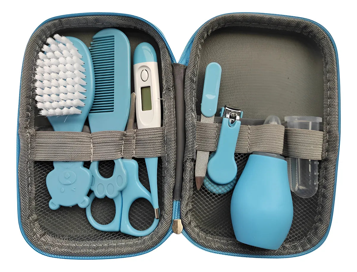 Kit de Aseo y Cuidado para Bebé – Portátil y Completo 🍼 8 piezas