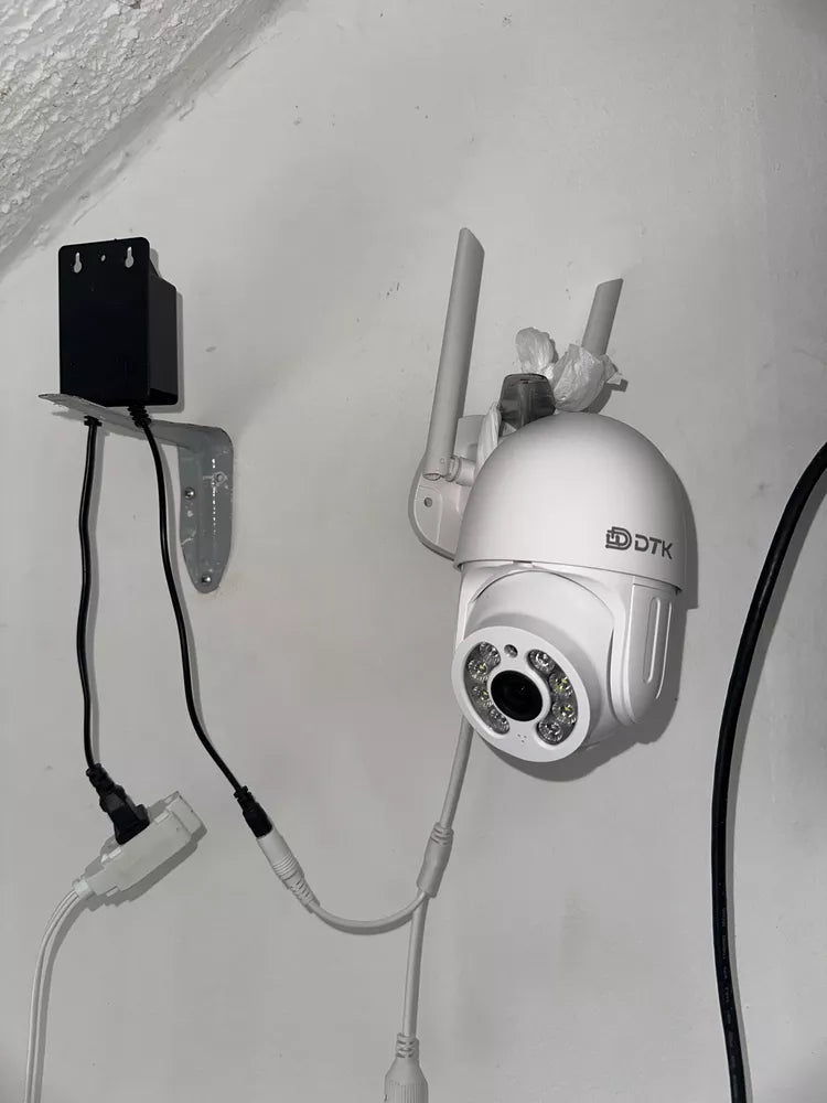 (1)Cámara De Seguridad Domo Exterior Ip Wifi 360° V Noct Jortan