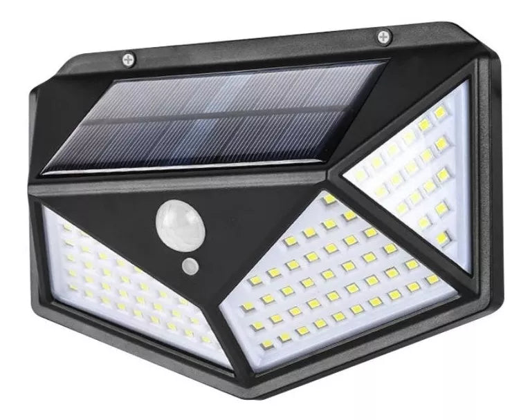 lampara led con recarga solar y sensor