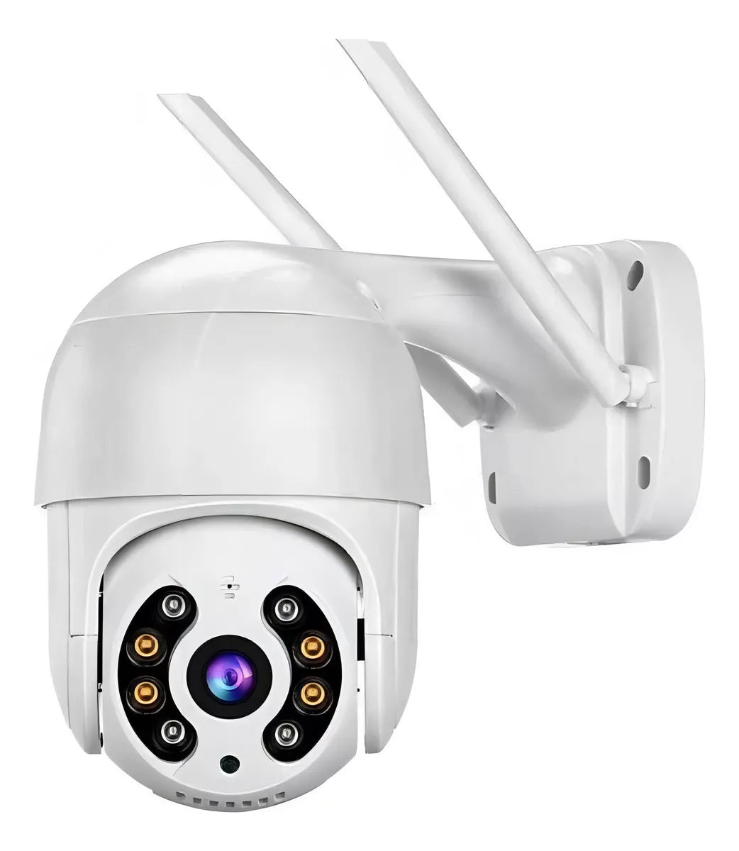(1)Cámara De Seguridad Domo Exterior Ip Wifi 360° V Noct Jortan
