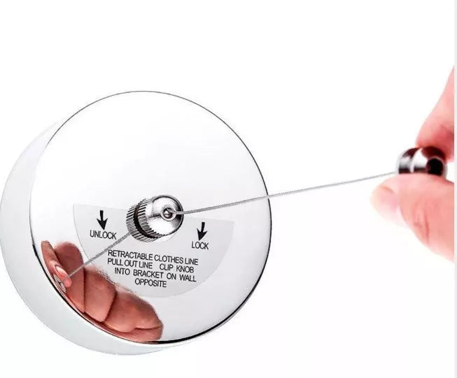 Tendedero Retráctil de Pared 🧺 Ahorra Espacio – 3 Metros