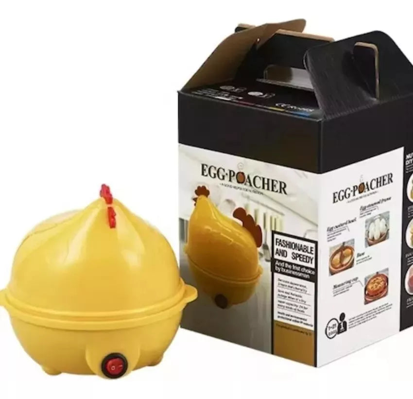 (1)Mini máquina de desayuno para cocinar huevos, vaporizador de huevos de una sola capa, aparato pequeño de cocina, enchufe de calefacción, electrodoméstico