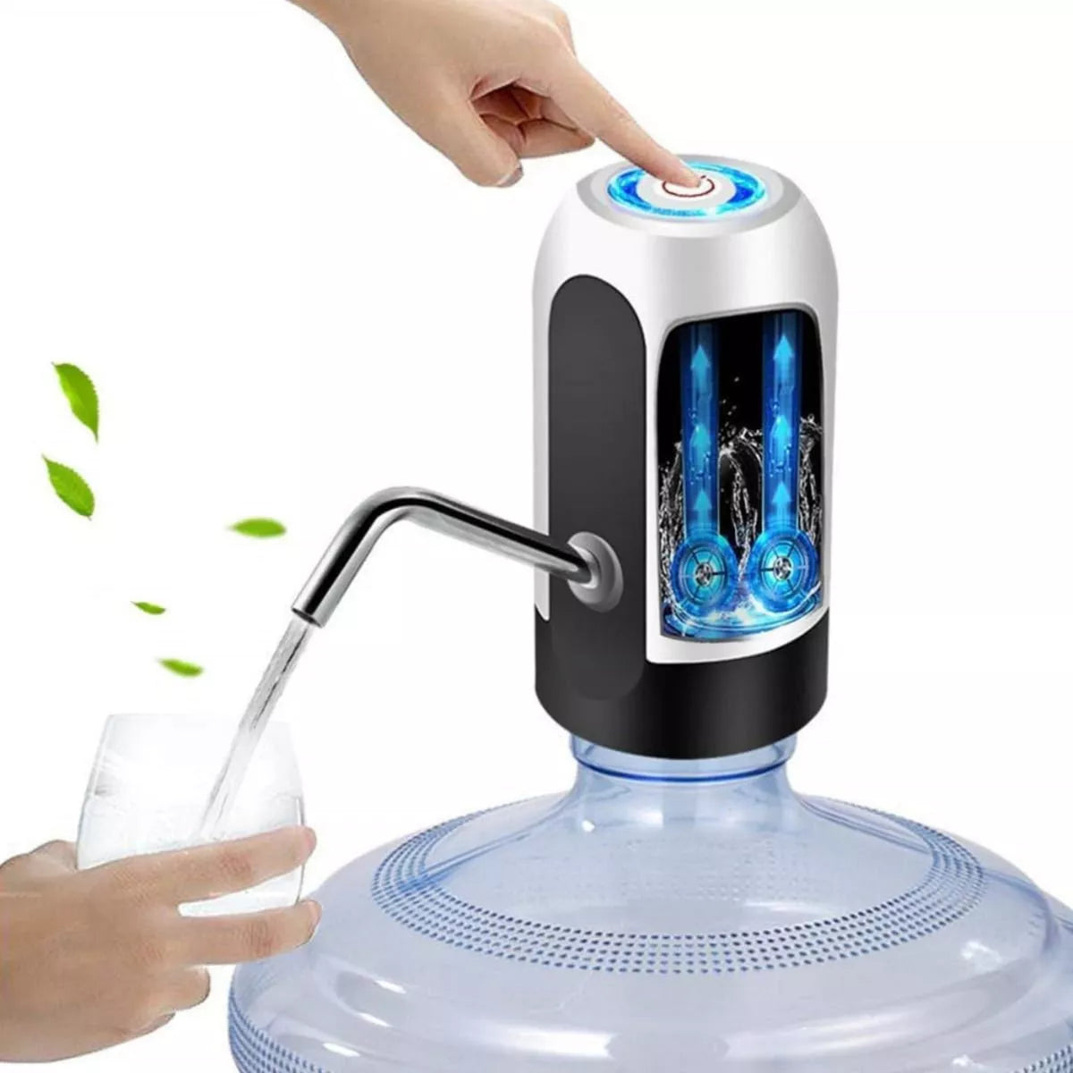 Dispositivo dispensador de agua para botellas recargables