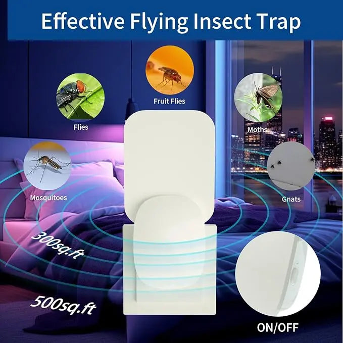 Lampara Mata Mosquitos Trampa Repelente Electrica Moscas