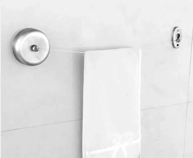 Tendedero Retráctil de Pared 🧺 Ahorra Espacio – 3 Metros