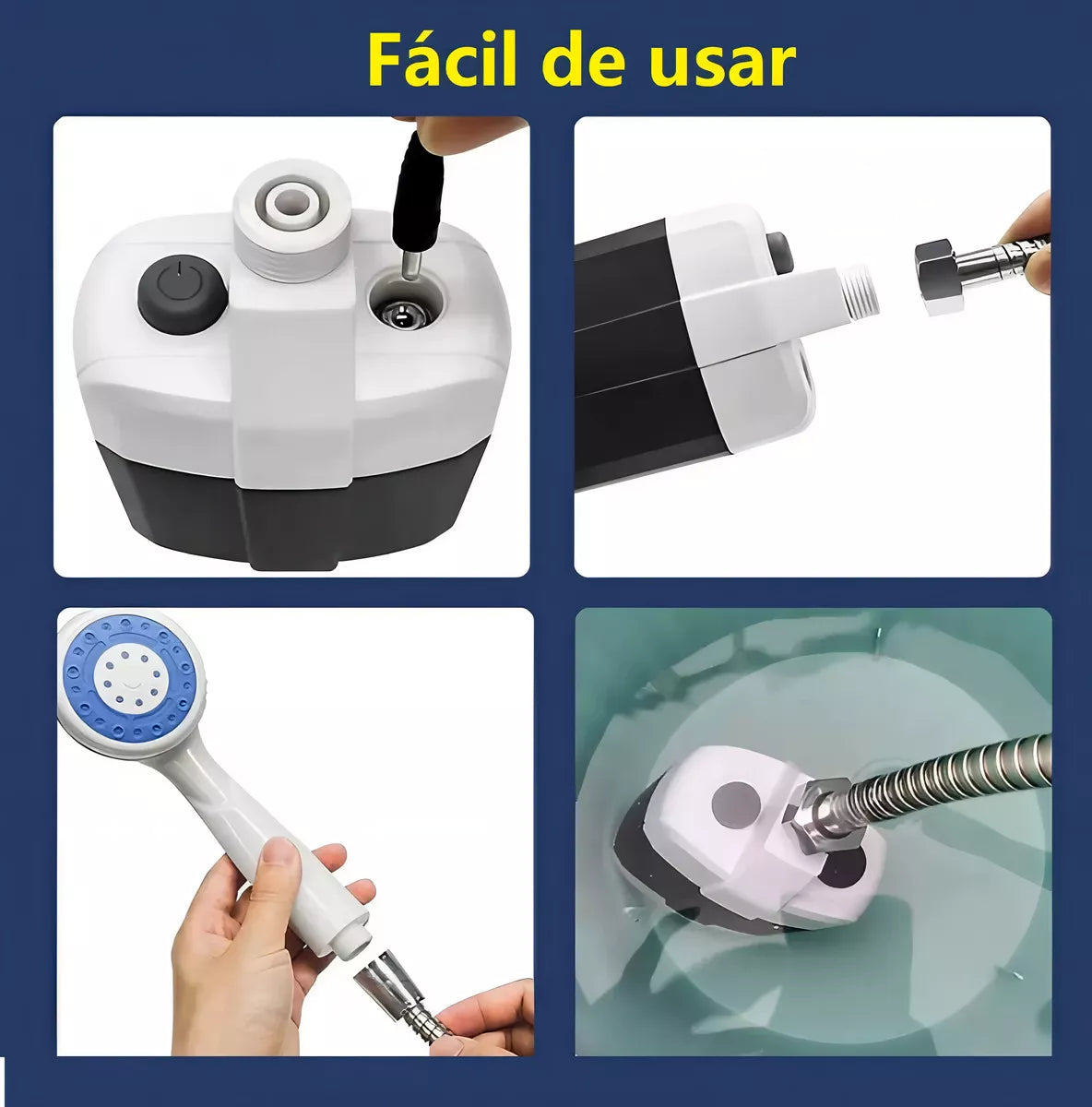 Regadera Portatil Recargable Emergencias Ducha Camping