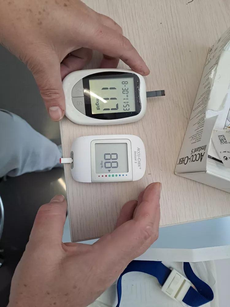 Glucometro Digital Medidor De Glucosa Roro Tiras Reactivas L