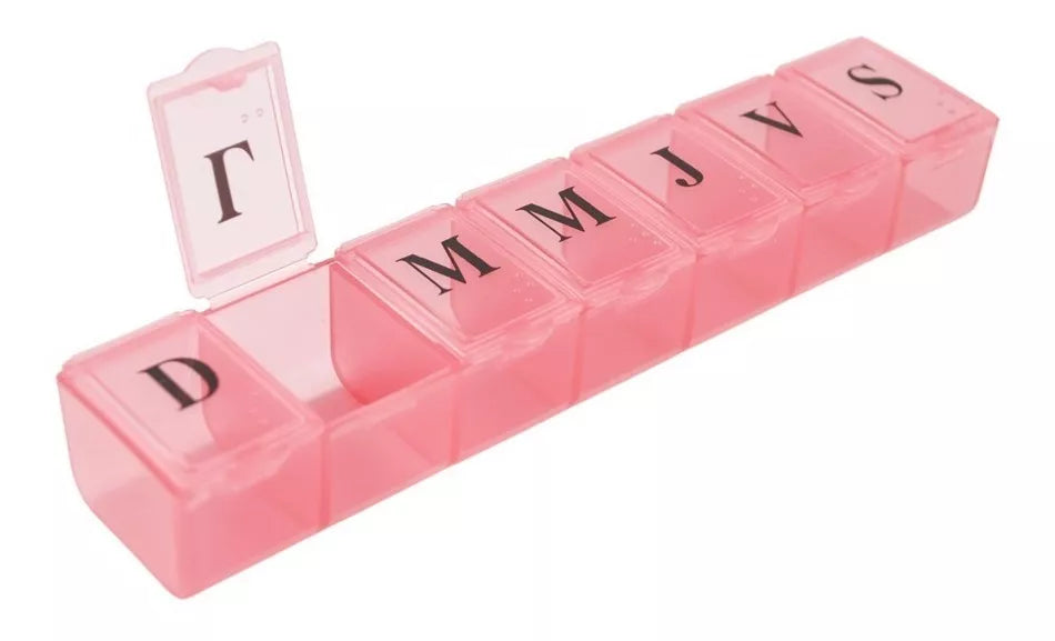 X2 Pastilleros Semanal Organizador Pastillas Diarias 7 Dias