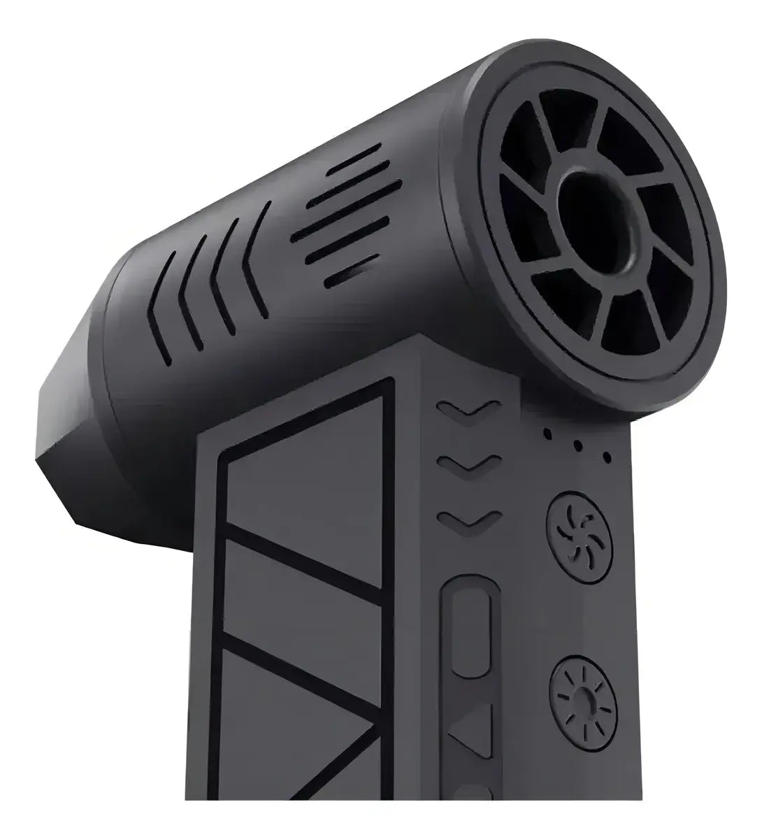 Soplador Aire Portátil Mini Jet Turbo Con Luz LED Recargable Negro