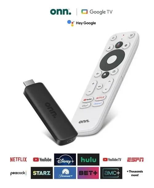 Onn Google TV Stick Full HD 📺 Convierte tu TV en Smart con Control por Voz
