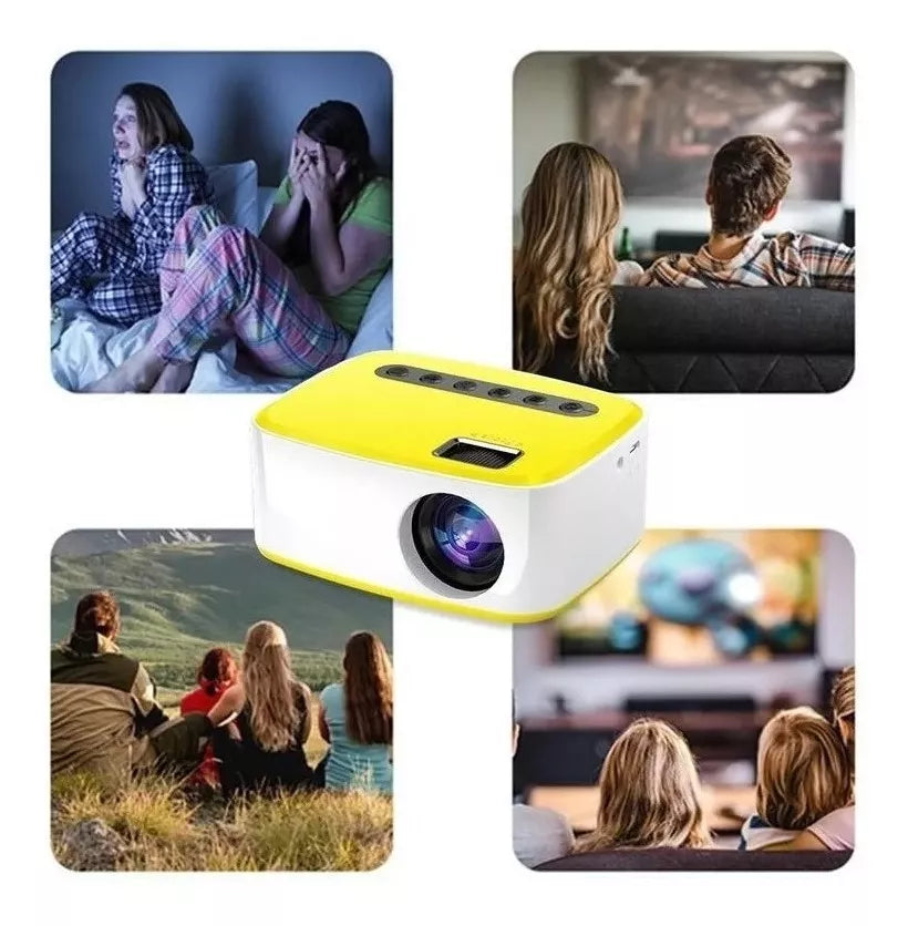 Mini Proyector Portátil Wifi Led Hdmi Usb Av T20 Videobeam