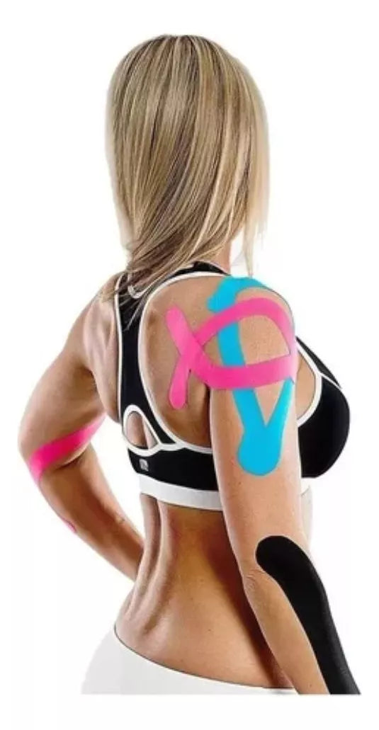 Rollo De Cinta Kinesiologica Neuromuscular Kinesiotape Color Colores