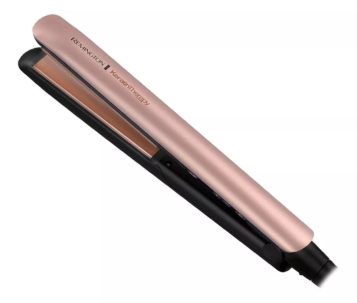Plancha Keratina Con Aceite De Argan Remington Color Rosa
