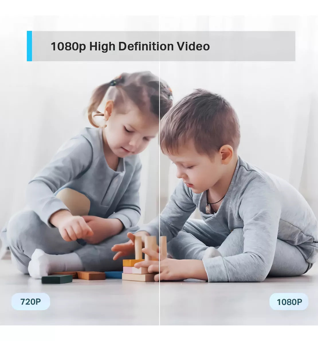 (1)Cámara de seguridad Tapo link C200 Ip Wifi Robótica, Full Hd / Audio, Tapo C200 Color Blanco