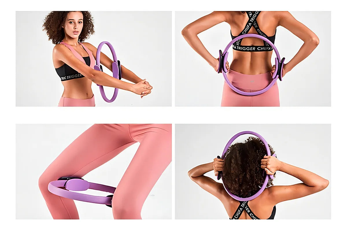 Aro de Pilates con Resistencia 🍑 Tonifica Cuerpo y Fortalece Músculos Fácil