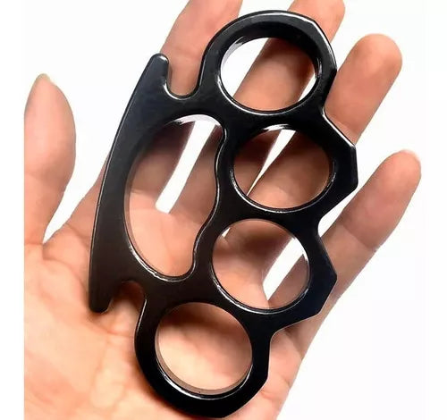 English Punch Personal Defense, acero pesado, 12 cm, negro