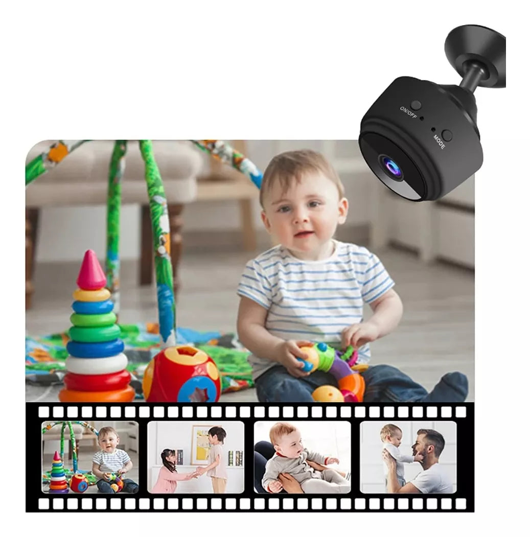 Cámara Espía A9 IP – Mini WiFi HD con Grabación de Voz y Video