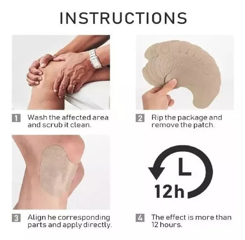 Parches Medicinales Alivia Dolor Para Rodilla