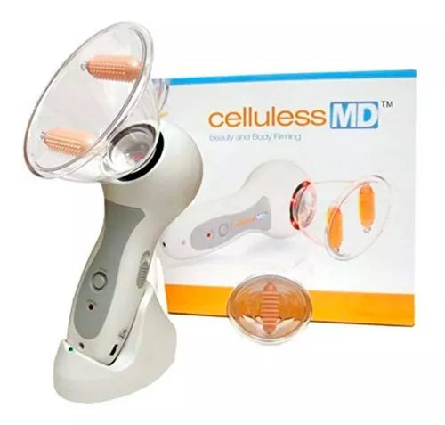 Masajeador Anticelulitis Celluless Con Copas De Vacunterapia Color Blanco