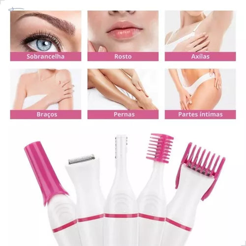 (1)Depiladora 5 en 1 Sweet Electric para mujer