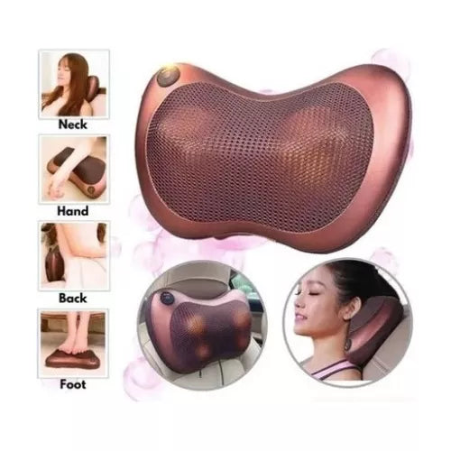 (1)Cojin Masajeador Vibrador Carro Espalda Lumbar Pies Cuello