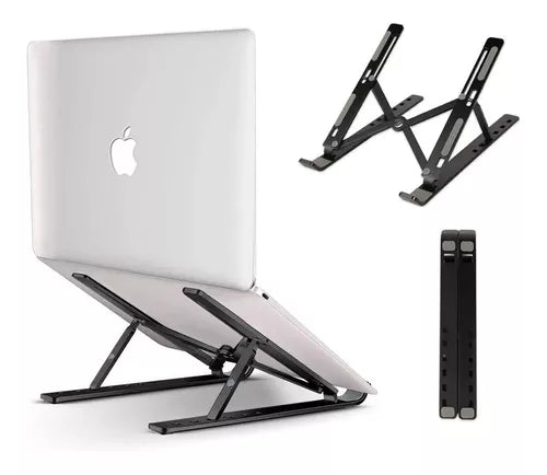 (1)Base Soporte Para Laptop Plegable Y Ajustable Portátil Color Black