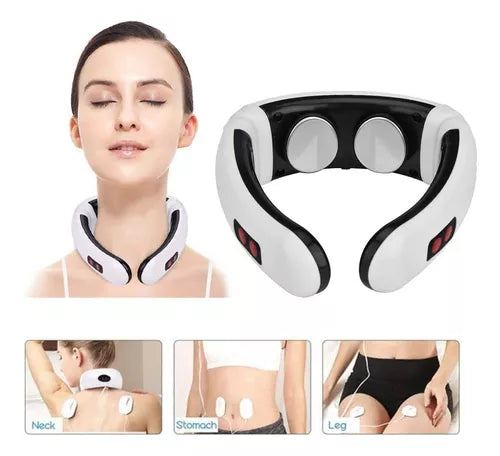 Masajeador Inalámbrico para Cuello – Alivio del Dolor y Relajación 💆‍♂️