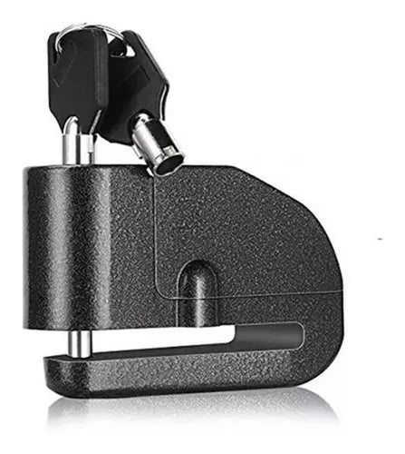 Candado-alarma Freno Disco Seguridad Para Motocicleta Y Bici