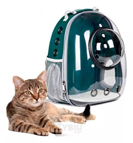 (1)Maleta Para Mascotas Perro O Gato Tipo Nave Gw Lujosa