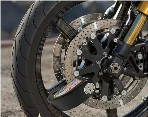 Candado Freno De Disco Con Alarma Para Moto O Bicicleta Inox