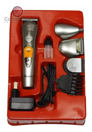 (1)Patillera Progemei Gm-580 Afeitadora Y Peluquera 7 En 1