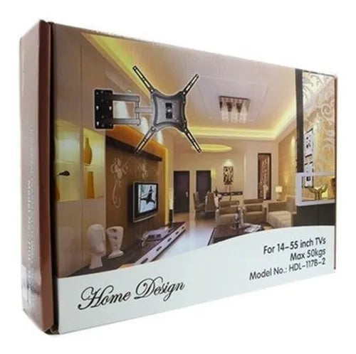 Base Soporte Para Tv De 14 Hasta 55 Pulgadas 50kg Brazo Tv Color Negro