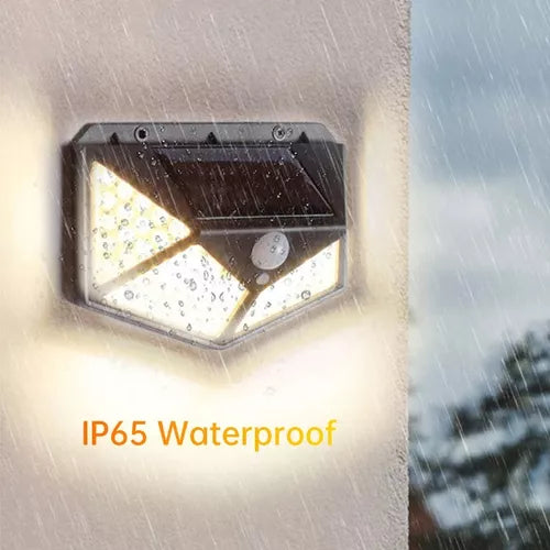 Luz LED Solar para Exterior con Sensor de Movimiento – Iluminación Automática 💡
