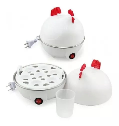 (1)Mini máquina de desayuno para cocinar huevos, vaporizador de huevos de una sola capa, aparato pequeño de cocina, enchufe de calefacción, electrodoméstico