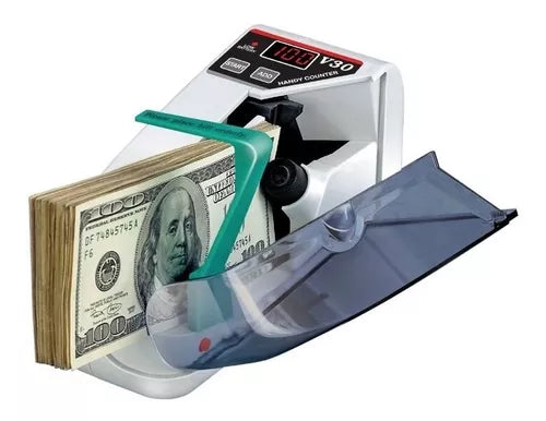 Contadora de Billetes Digital V30 💵 Conteo Rápido y Preciso con Pantalla LED