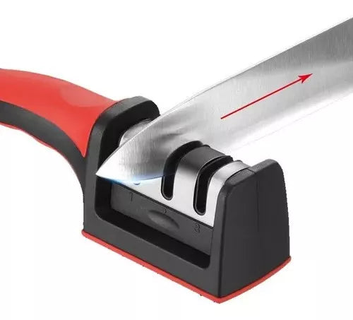 Afilador De Cuchillos Tijeras Navajas Acero Inoxidable