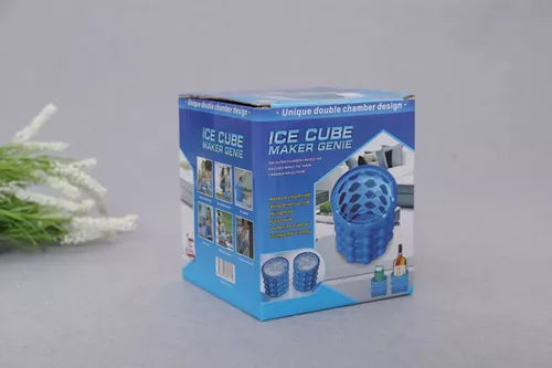 (1)Hielera Ice Cube Maker Genie Cubeta Hielo De Silicona