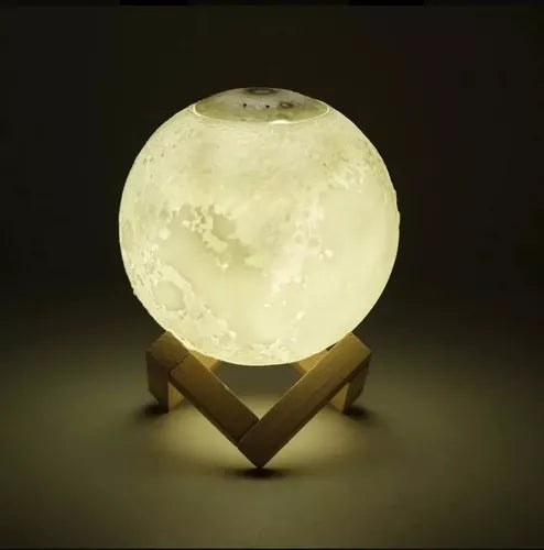 Humidificador con Forma de Luna – Difusor Aromático y Luz Ambiental