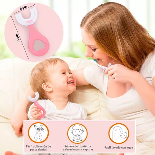 Cepillos De Dientes Silicona En Forma De U Para Niños
